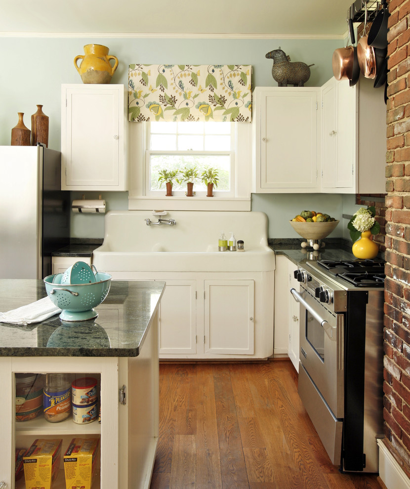 Elkay Kitchen Sinks Kitchen Eclectic with Apron Sink Brick Copper