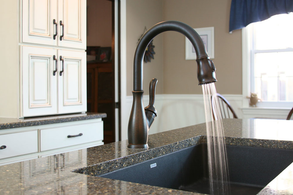Granite Composite Kitchen Sinks Kitchen Farmhouse with Appliance Garage Beadboard Composite
