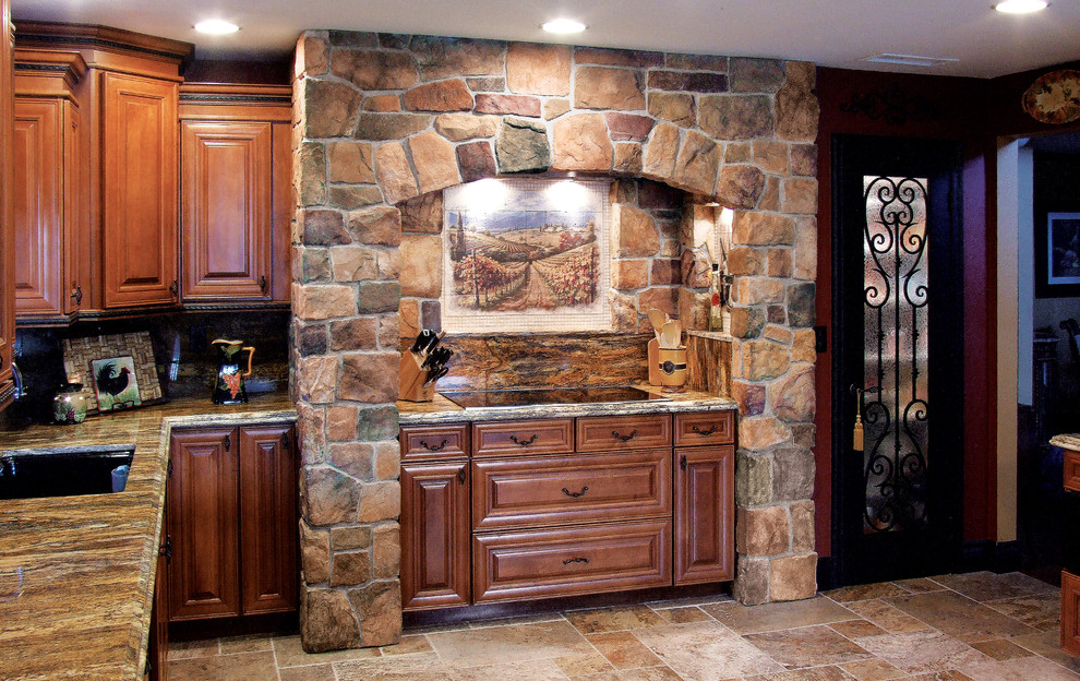 How to Unclog a Kitchen Sink Kitchen Mediterranean with Kitchen Manufactured Stone Siding