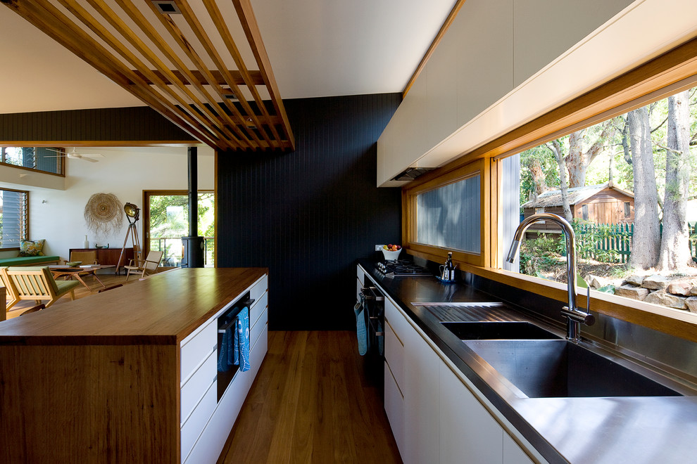 How to Unclog Kitchen Sink Kitchen Contemporary with Australia Black Wall Bush