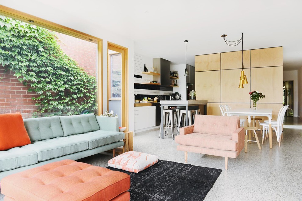 Hulu Kitchen Nightmares Living Room Contemporary with Alteration and Additions Cottage