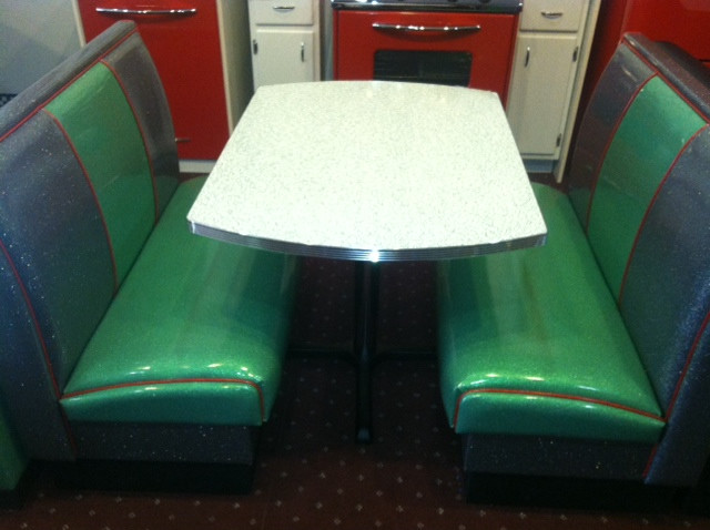 Hummus Kitchen Nyc Spaces Eclectic with Booth and Table Cruiser