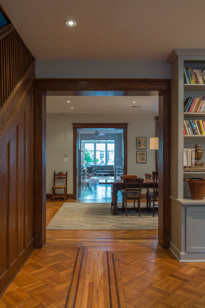 Irving Street Kitchen Dining Room Contemporary with Brownstone Hardwood Floors Historic