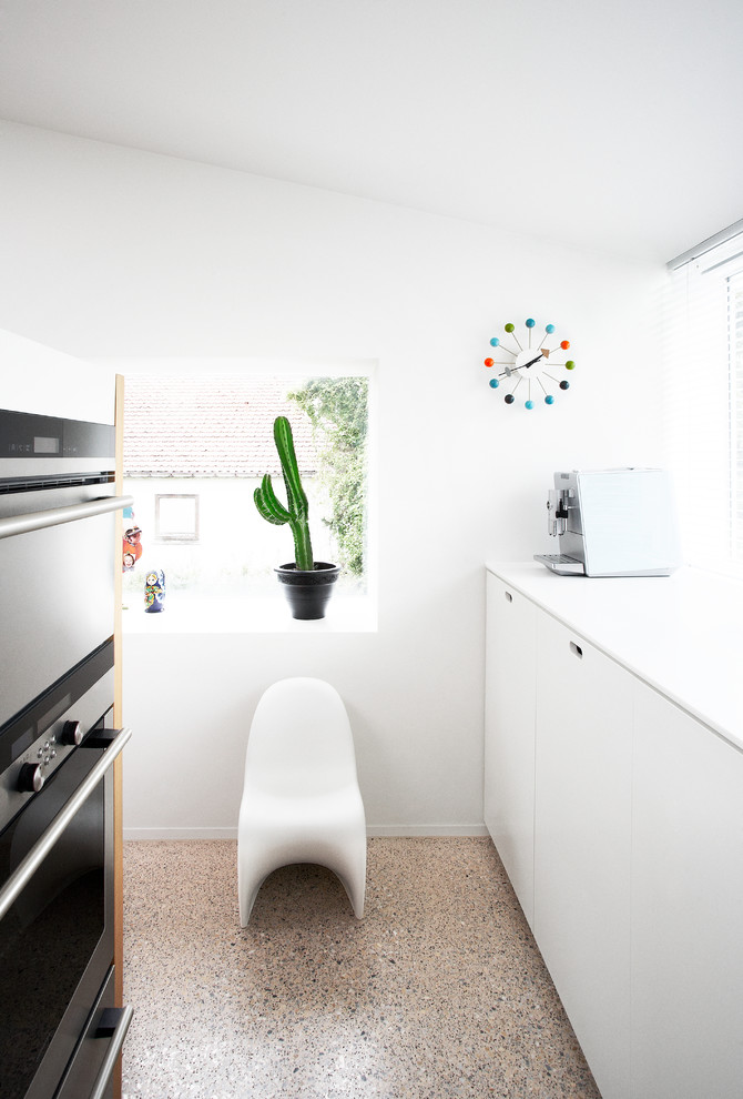 Irving Street Kitchen Kitchen Modern with Built in Appliances Cactus Colorful