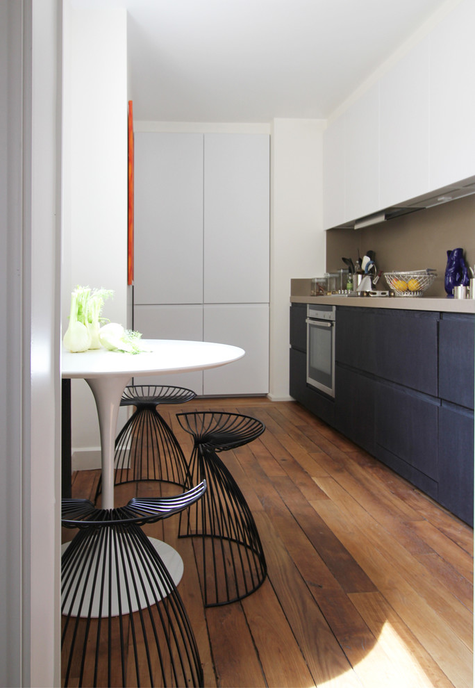 Jbj Soul Kitchen Kitchen Transitional with Armoires Blanches Beige Wall