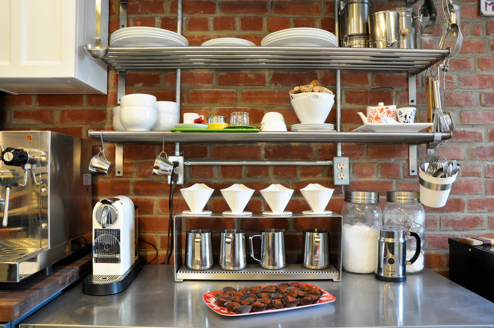 Kitchen Aid Coffee Maker Kitchen Eclectic with Brick Wall Chocolates Coffee
