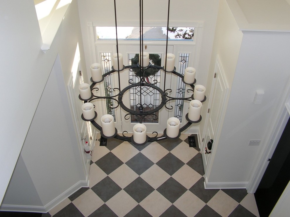 Kitchen Aid Hand Mixer Entry Traditional with Antique Floor Imported Interior