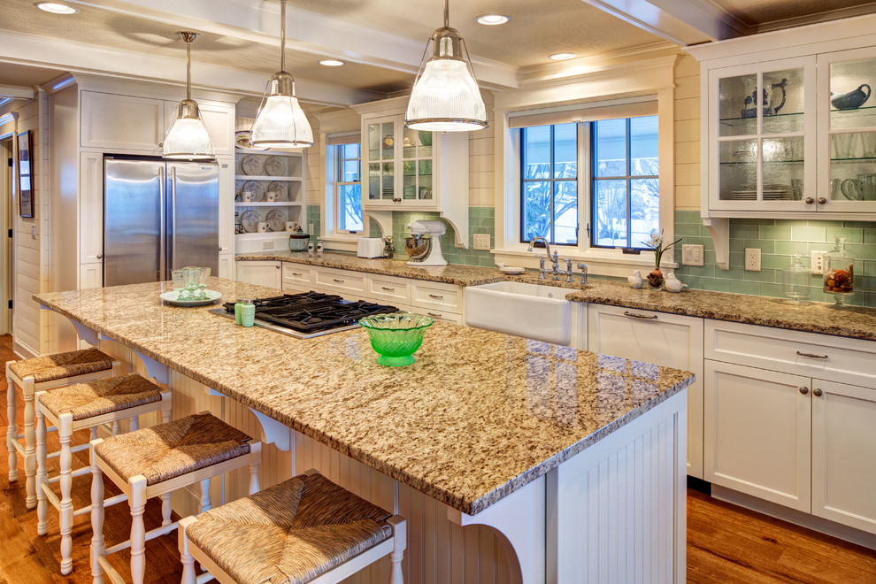 Kitchen Aid Hand Mixer Kitchen Traditional with Beadboard Bell Pendant Lights