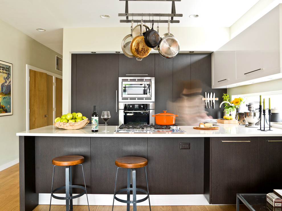 Kitchen Aid Mixer Parts Kitchen Contemporary with Beige Wall Cooktop Dark
