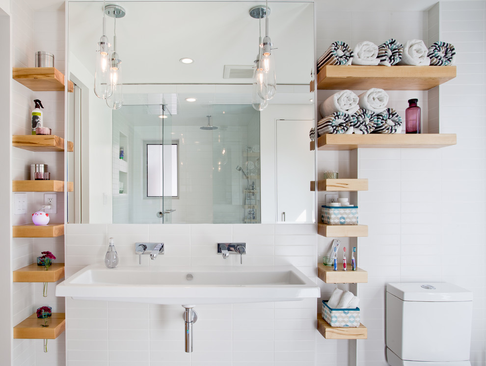 Kitchen Aid Pasta Roller Bathroom Contemporary with Bare Bulb Pendant Bathroom