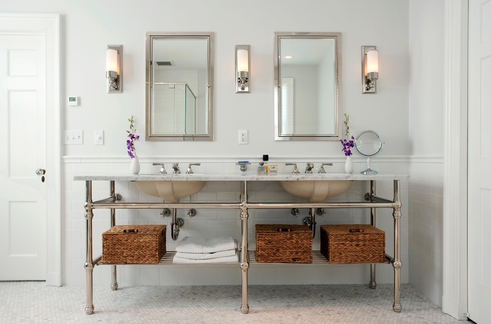 Kitchen Aid Superba Bathroom Traditional with Bathroom Lighting Bathroom Mirror