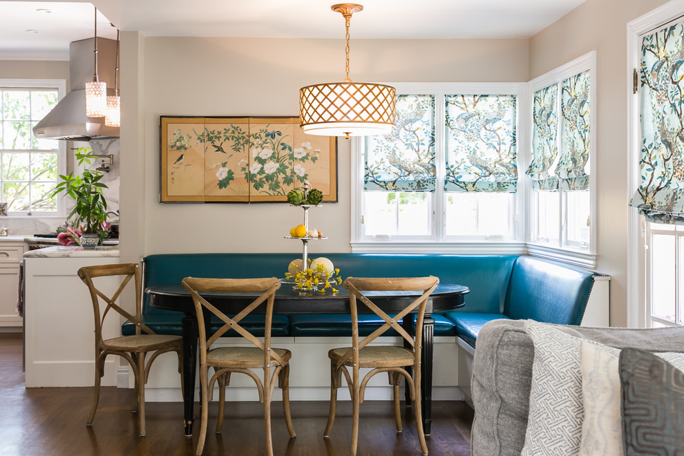 Kitchen Banquette Kitchen Traditional with Artichoke Asian Artwork Asian