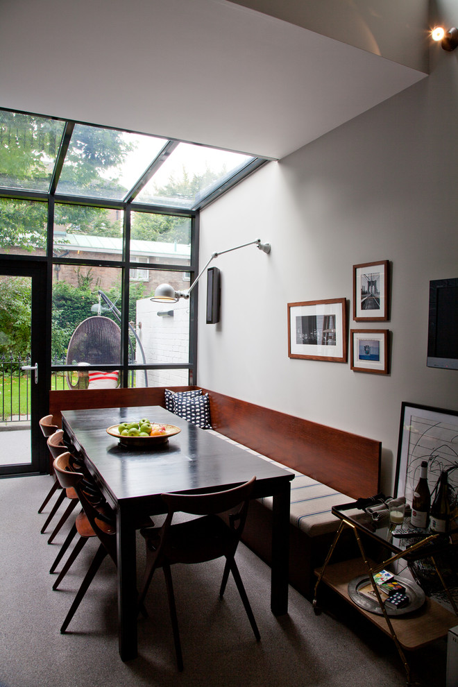 Kitchen Banquette Seating Dining Room Contemporary with Banquette Seating Bench Black