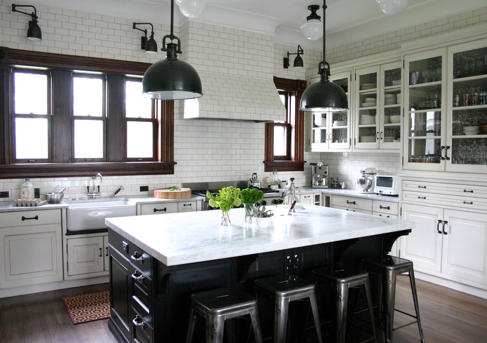 Kitchen Cabinet Kings Kitchen Traditional with Black Farmhouse Sink Glass