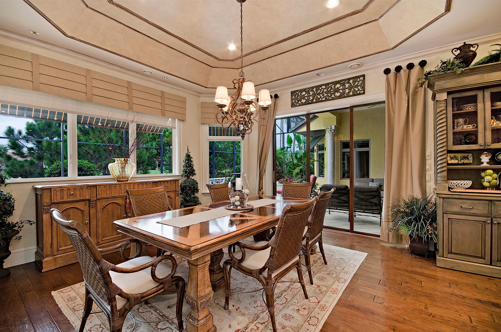 Kitchen Curtains Valances Dining Room Mediterranean with Area Rug Art Banquette