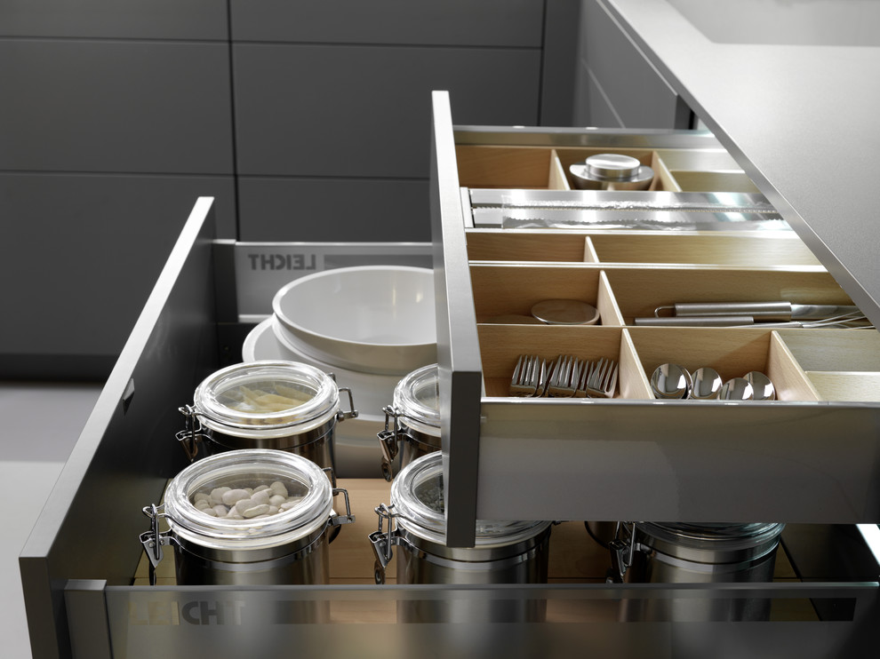 Kitchen Drawer Organizer Kitchen Contemporary with Atlantic Grey Bowl Storage