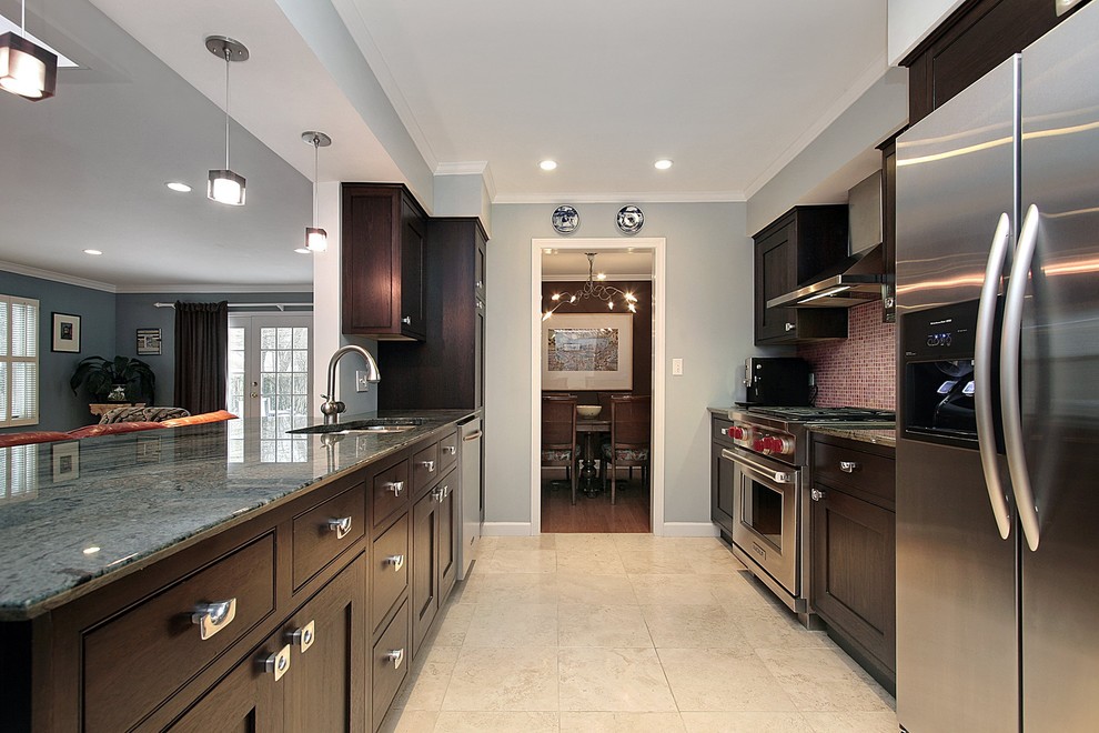Kitchen Exhaust Hood Kitchen Contemporary with Backsplash Contemporary Style Countertops