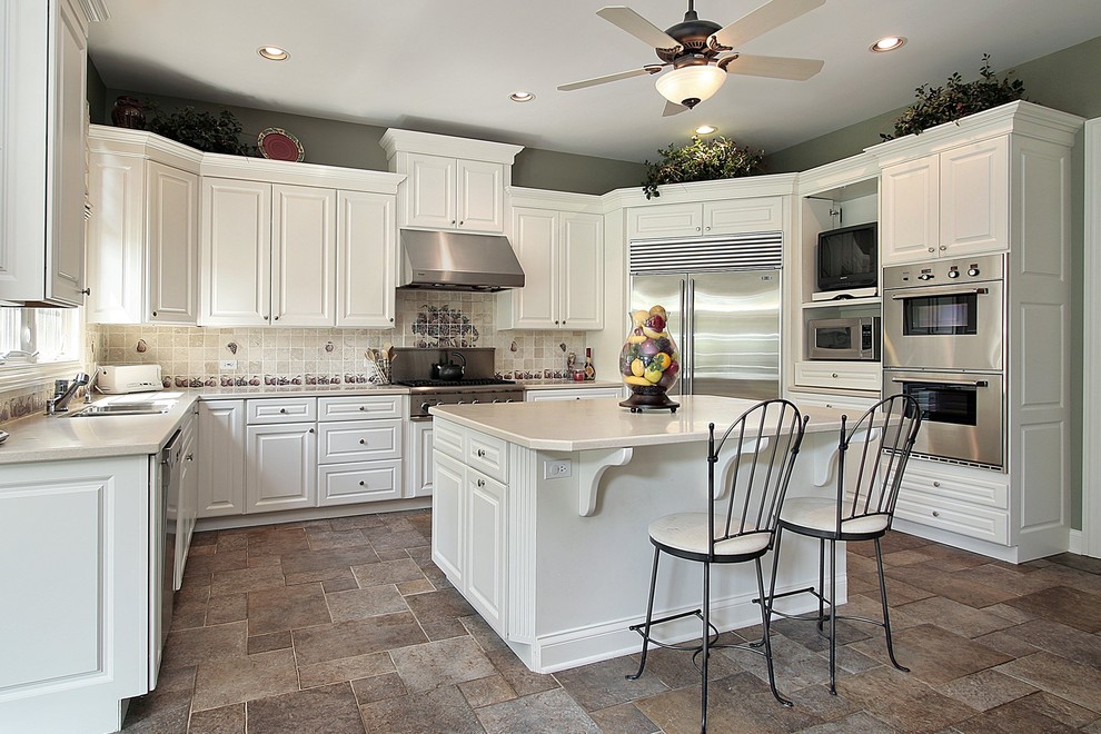 Kitchen Maid Cabinets Kitchen Traditional with Bamboo Hardwo Bamboo Hardwood