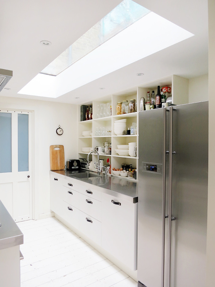 Kitchen Remodeling Costs Kitchen Eclectic with American Fridge Farrow And