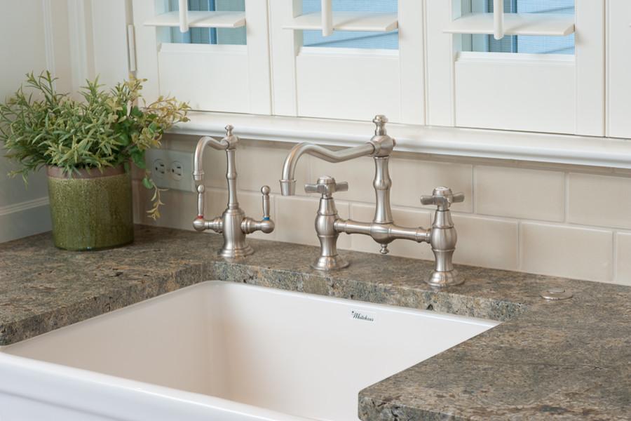Kitchen Sink Sprayer Kitchen Traditional with Apron Sink Backsplash Bridge