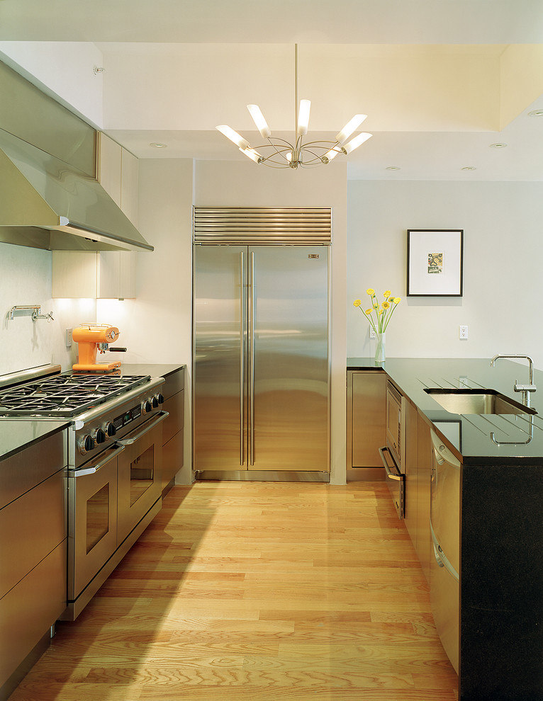 kitchen sink with drainboard Kitchen Contemporary with chef's kitchen eight burner