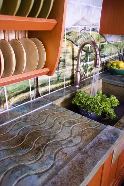 Kitchen Sink with Drainboard Kitchen Eclectic with Black Iron Cabinet Hardware