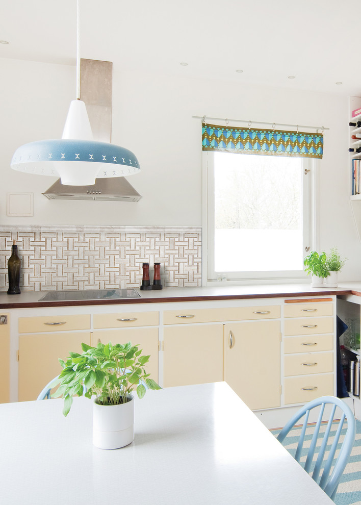 Kitchen Sink with Drainboard Kitchen with Blue Chair Blue Chandelier