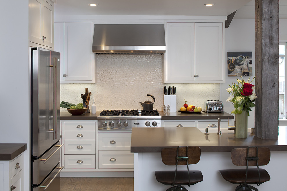 Kitchen Stewardship Kitchen Traditional with Breakfast Bar Ceiling Lighting