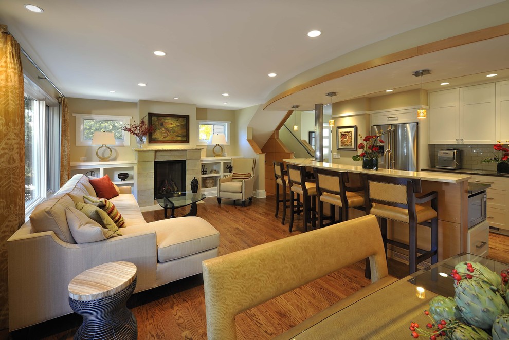 Kitchen Stools with Backs Living Room Contemporary with Bench Seat Built In