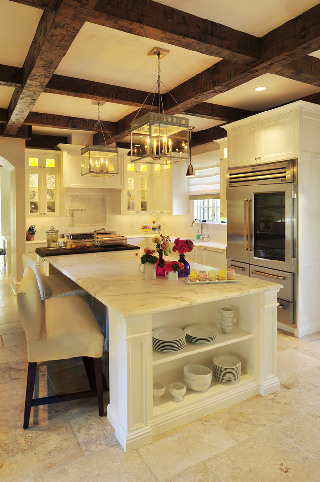 Kitchen Visualizer Kitchen Traditional with Beams Beckwith Interiors Bench