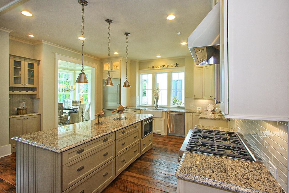 Kith Kitchens Kitchen with Antique White Apron Front