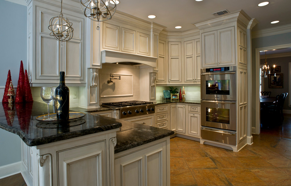 Kiva Kitchen and Bath Kitchen Traditional with Custom Cabinets Custom Range