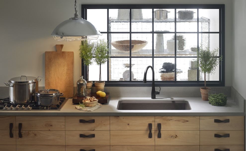 Kohler Kitchen Faucet Kitchen Eclectic with Black Faucet Indoor Herb