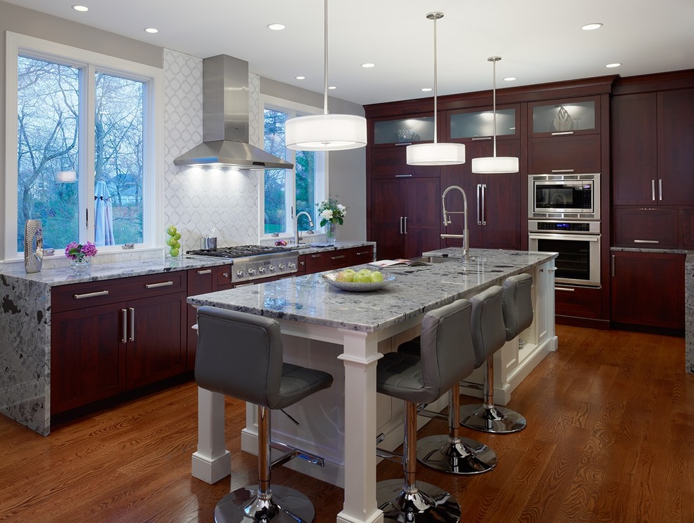 Kohler Kitchen Faucet Parts Kitchen Contemporary with Artistic Tile Backsplash Flat