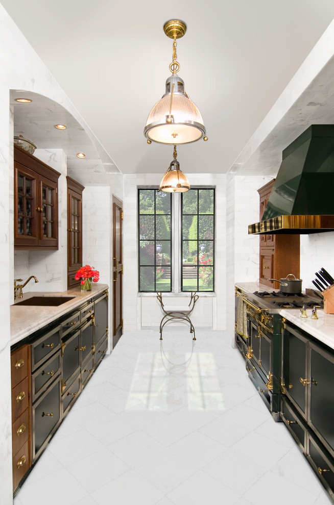 Kohler Kitchen Sink Kitchen Traditional with Arch Black and White