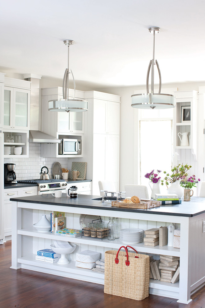 Mei Kitchens Kitchen Transitional with Hinkley Meridian Meridian Pendant