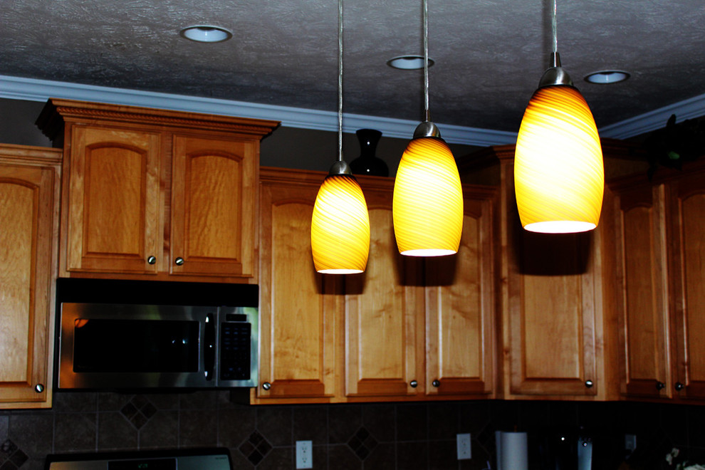 Merillat Kitchen Cabinets Kitchen Contemporary with Backsplash Cabinet Can Light