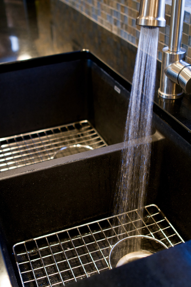 Moen Kitchen Faucets Kitchen Contemporary with Quartz Sink 