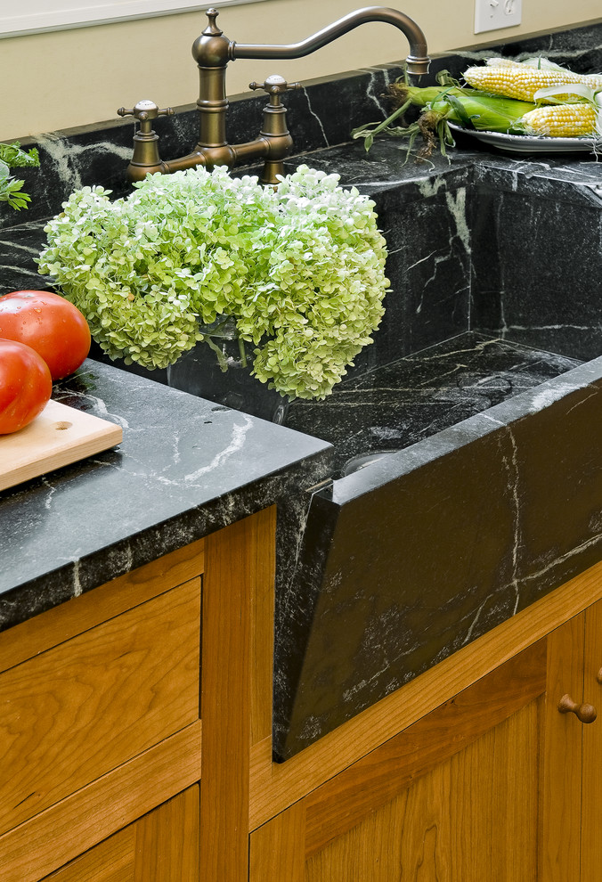 Oil Rubbed Bronze Kitchen Faucet Kitchen Traditional with Countertop Country Home Detail
