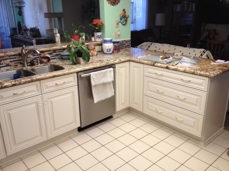 Ready to Assemble Kitchen Cabinets Kitchen Traditional with Charleston Antique White Crystal2