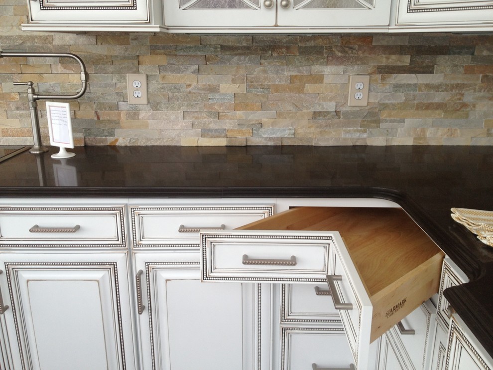 Redoing Kitchen Cabinets Spaces Modern with Chocolate Stain Corner Drawer