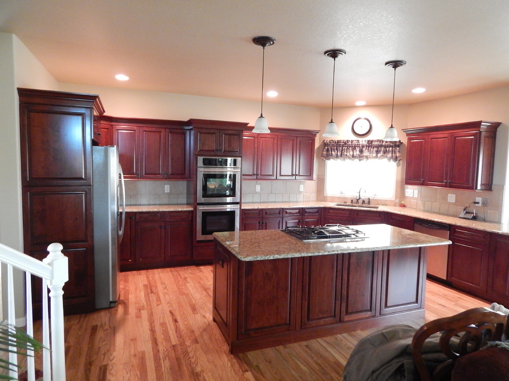 Refinishing Kitchen Cabinets Spaces Traditional with Cabinet Refacing Cabinets Denver