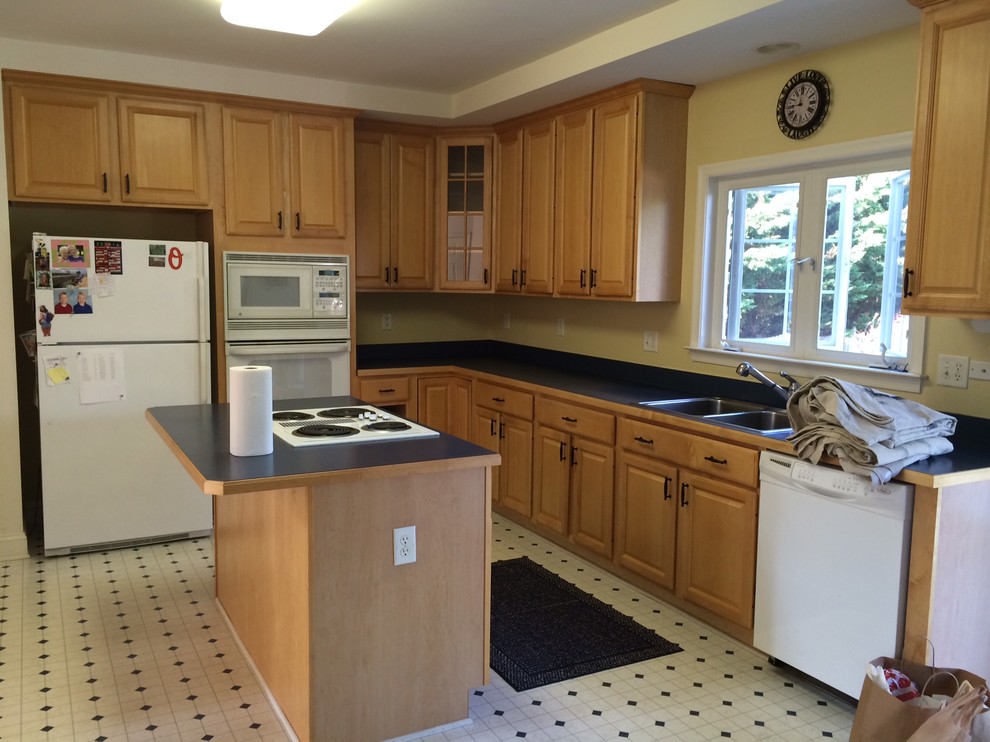 Restaining Kitchen Cabinets Spaces with Kitchen Cabinets Painted Kitchen