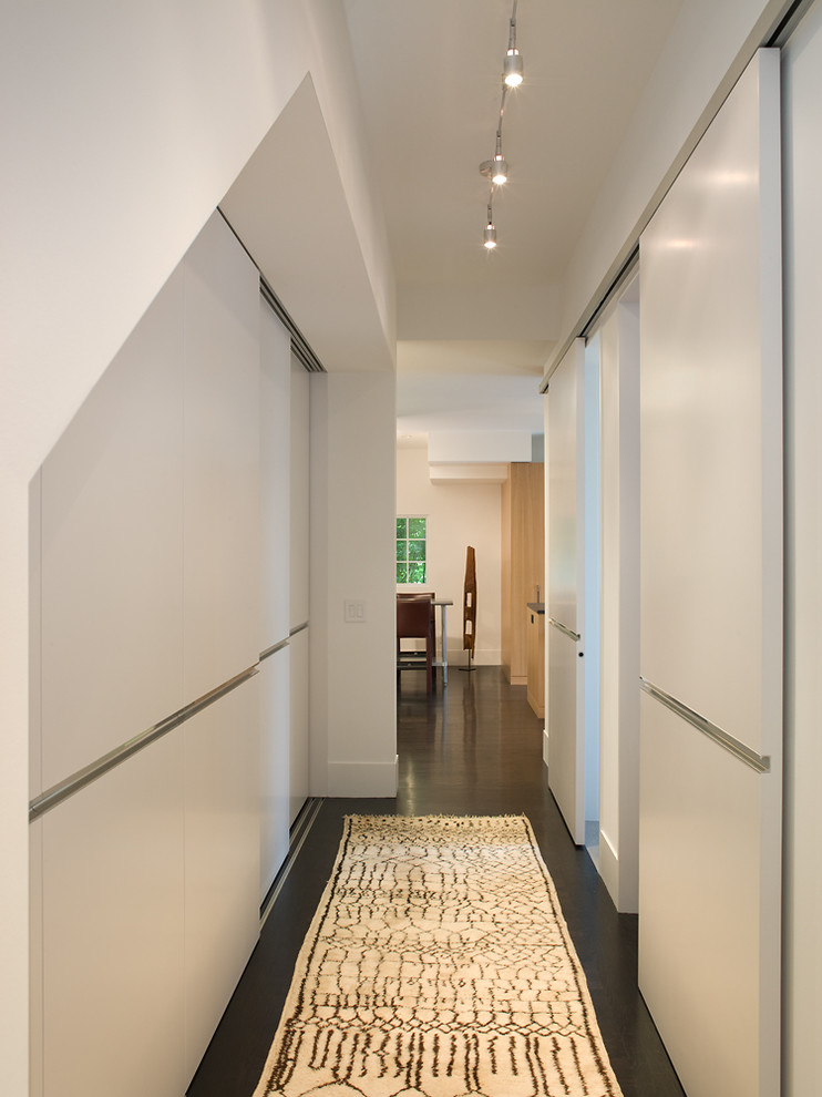 Resurfacing Kitchen Cabinets Hall Contemporary with Built in Storage Ceiling Lighting