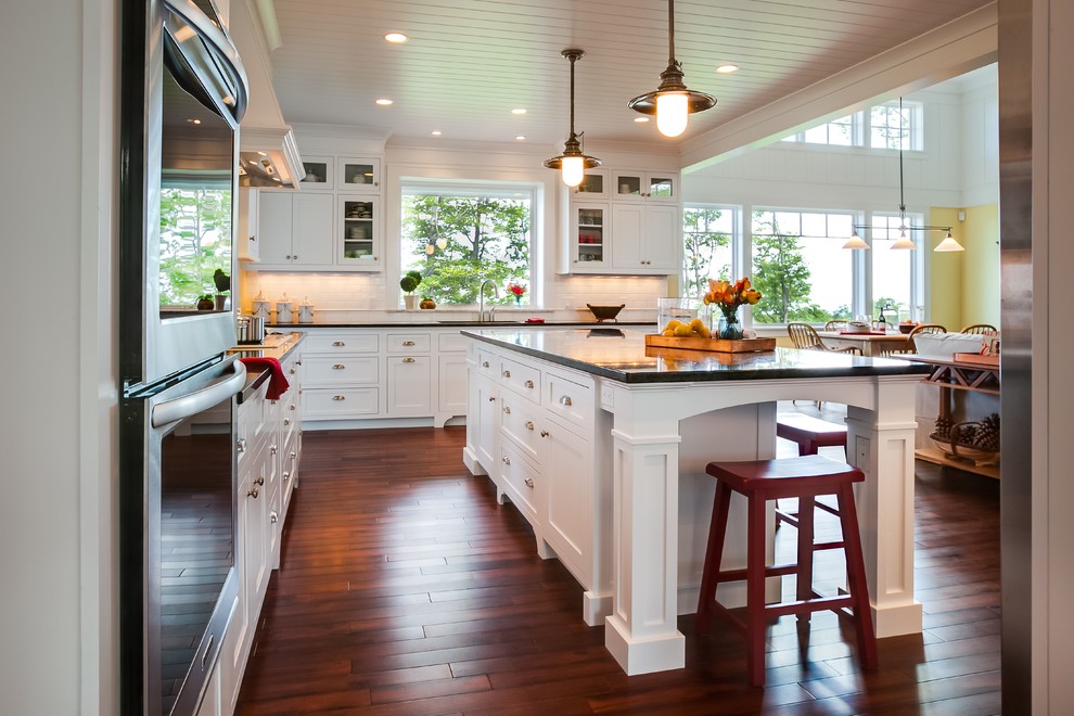 Rocksugar Pan Asian Kitchen Kitchen Traditional with Asian Inspired Bar Stools Bar