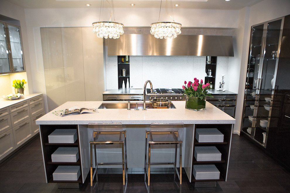 Siematic Kitchens Kitchen Contemporary with Custom Cabinets Custom Hood