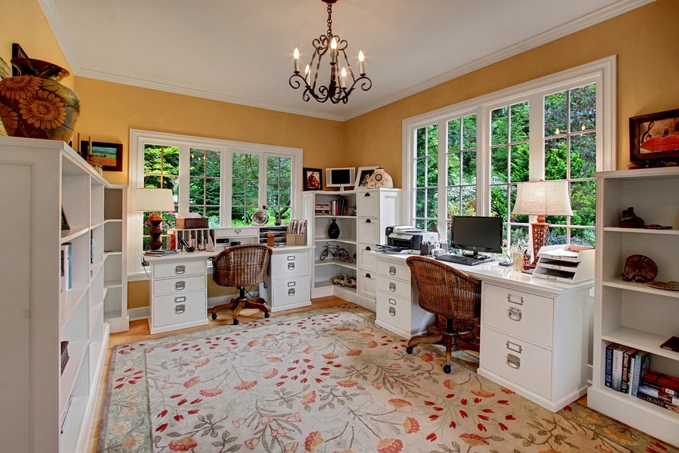 Standard Kitchen Cabinet Depth Home Office Farmhouse with Bainbridge Island Beige Wall