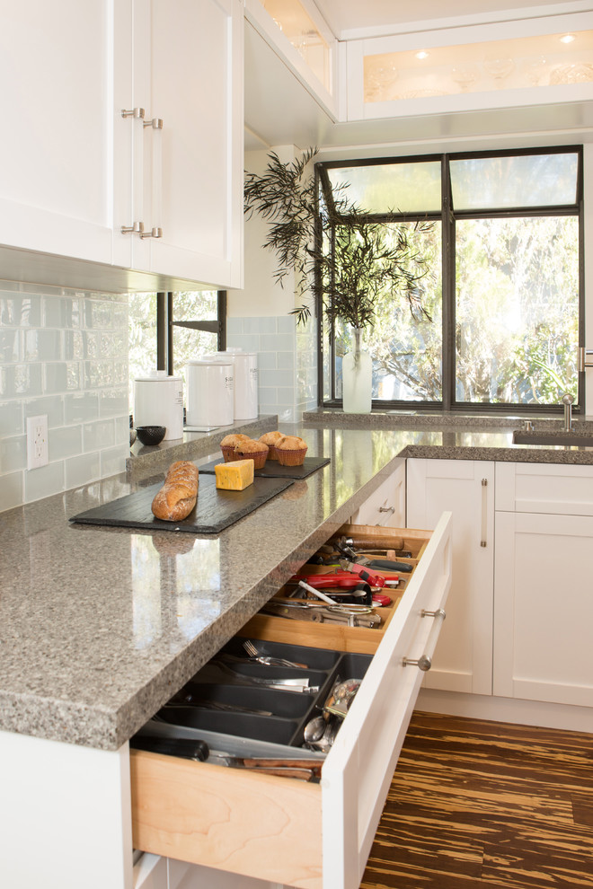 Standard Kitchen Cabinet Sizes Kitchen Modern with Backsplash Bamboo Flooring Beverly