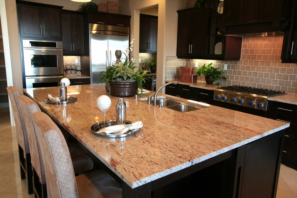 Subway Tile Backsplash Kitchen Kitchen Traditional with Cabinets Complete Kitchen Remodeling