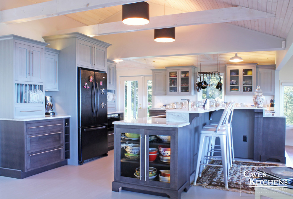 Tamale Kitchen Kitchen Beach with Above Cabinet Lighting Above
